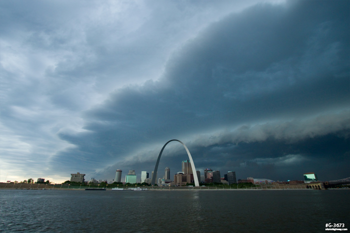May 7 severe storm over the Arch