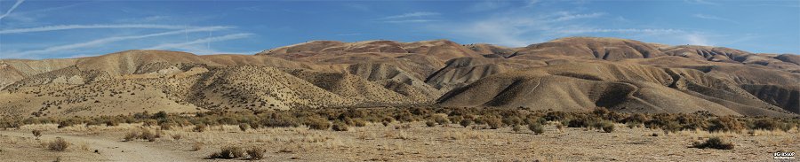 Temblor Range along the Carrizo Plain near Soda Lake, California