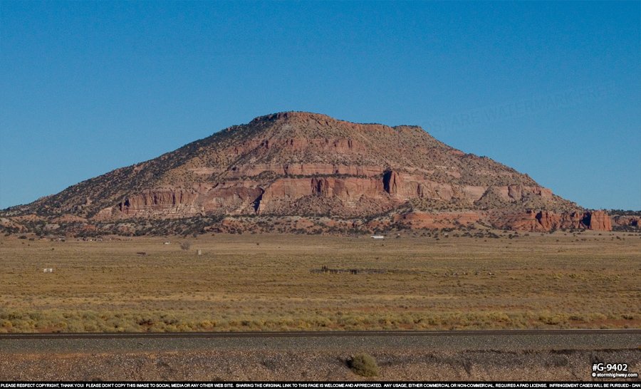 Mesa near Prewitt, New Mexico