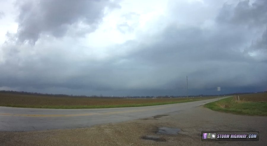 Mt. Olive, IL shelf cloud