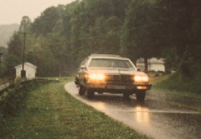 1985 Buick LeSabre in West Virginia storm