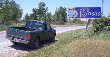 2001 Ford Ranger at the Kansas/Oklahoma border