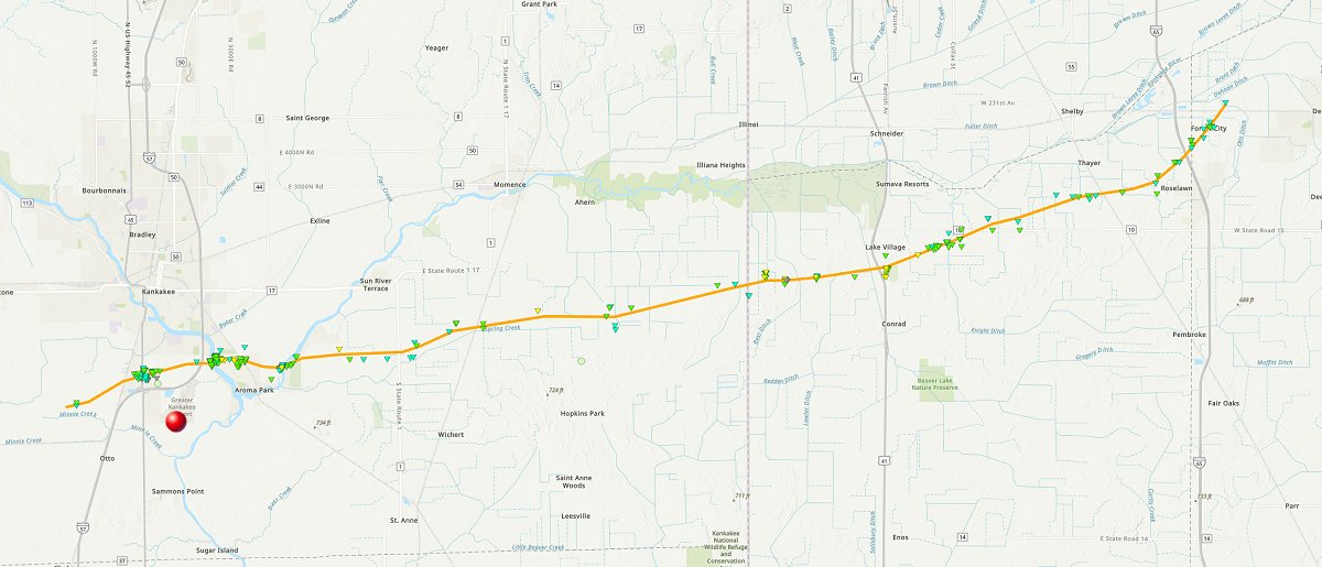 Kankakee, Illinois EF3 tornado damage survey