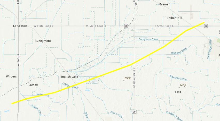 Knox, Indiana EF2 tornado survey