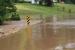 Flash flood wave