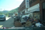 Devastated downtown Mullens, West Virginia