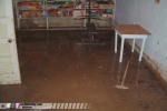 Flood-damaged basement