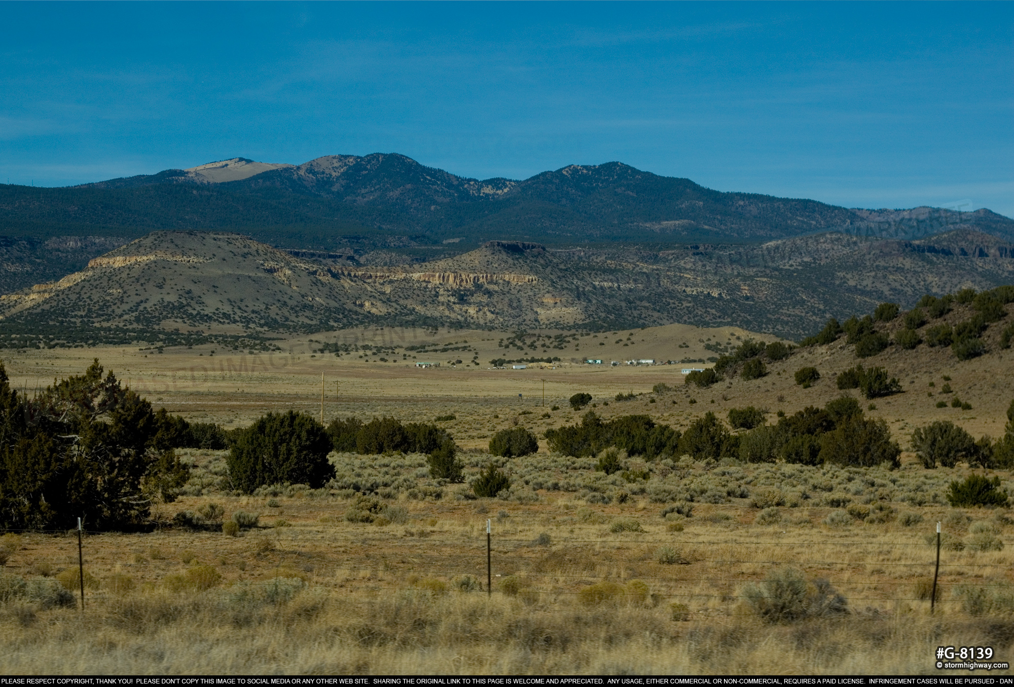 Mountains near Cubero, New Mexico