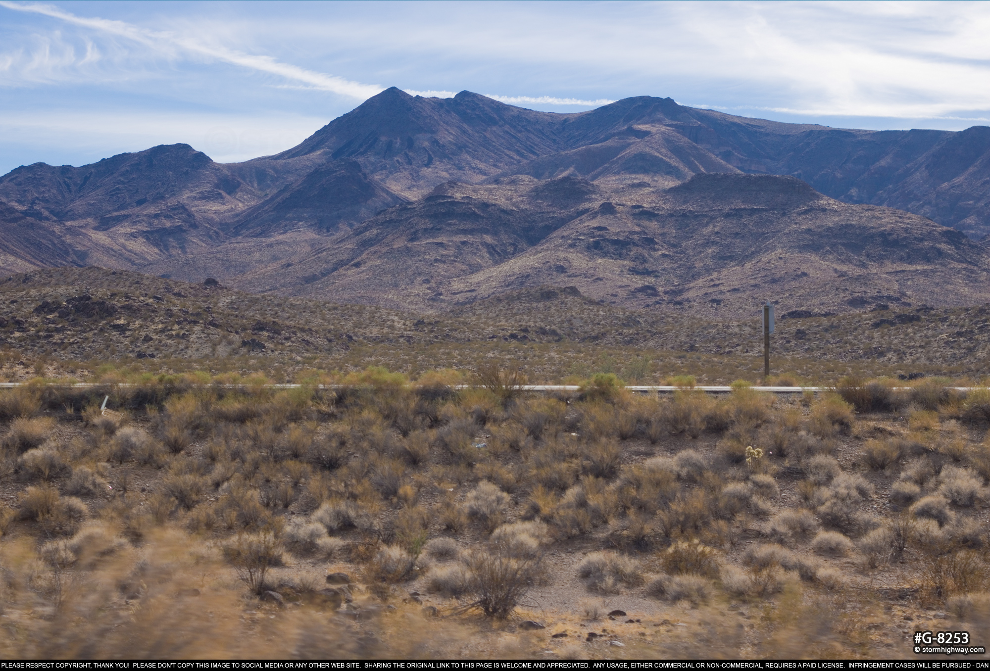 Mojave Desert near Fenner, California