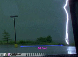 Lightning Myths - Lightning always strikes the tallest object