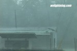 The eyewall of Hurricane Isabel in North Carolina