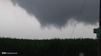 Possible tornado near Saint Francisville, Illinois, July 1, 2013