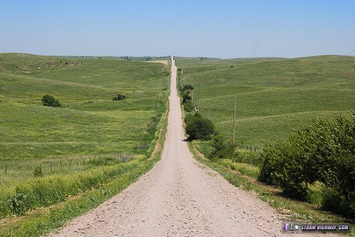 Nebraska gravel road