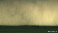 Rain curtains at Bennington, Kansas, May 28, 2013