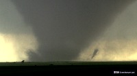 Subvortex outside tornado