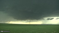 Wall cloud at Bennington, Kansas, May 28, 2013