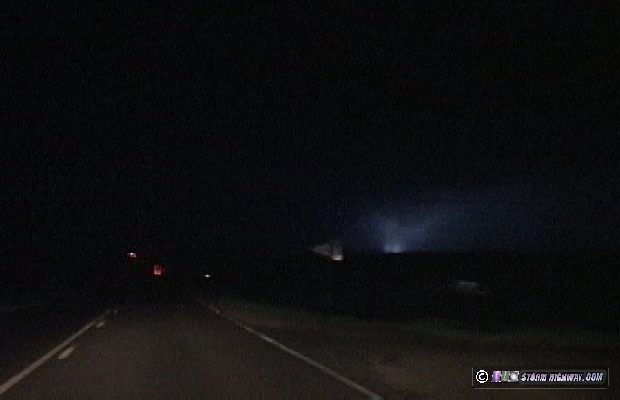 Power flash from Greensburg tornado