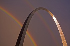 Gateway Arch Rainbow
