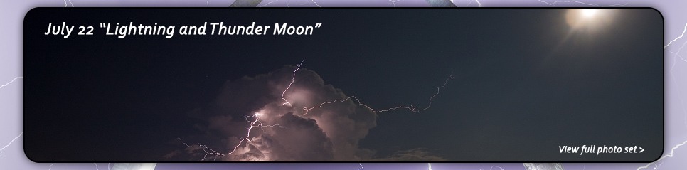 Clear-Air Lightning and the Thunder Moon