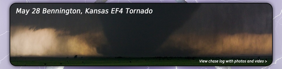 The Bennington, Kansas EF4 tornado on May 28