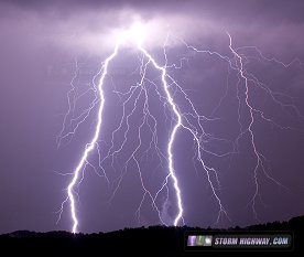 cloud to ground lightning map