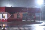 Hurricane Rita damages restaurant