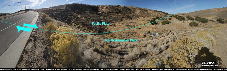 San Andreas Fault zone near Palmdale, CA