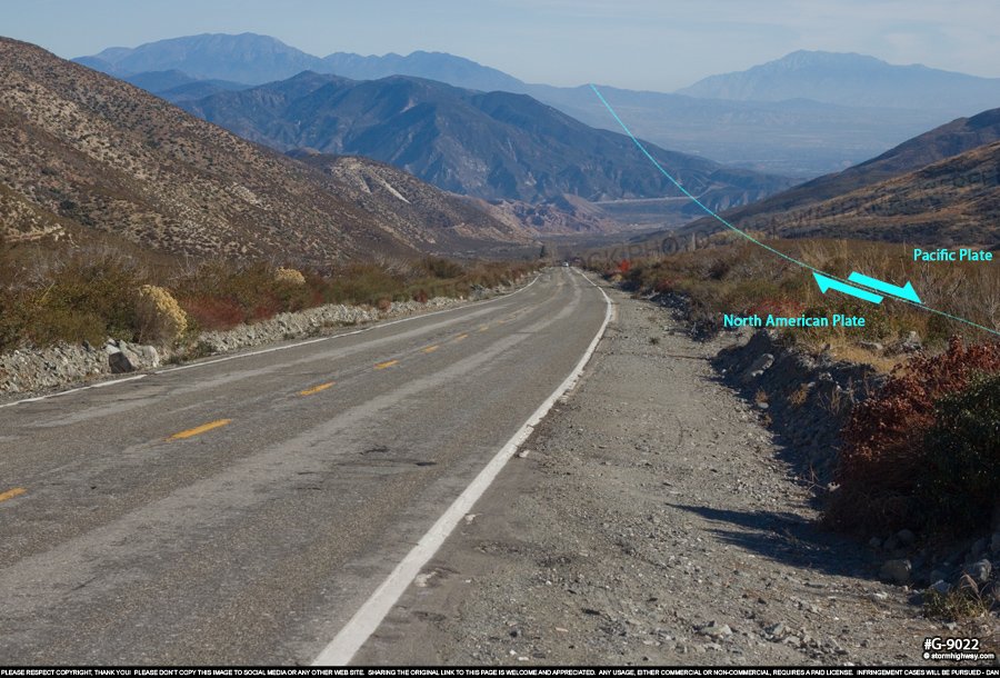 San Andreas Fault zone near Wrightwood, CA