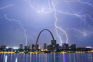 St. Louis skyline and Gateway Arch Photo Gallery