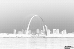 Arch and skyline - Conte filter
