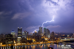 Lightning over Pittsburgh