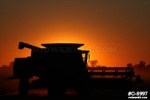 Fall Combine Harvesters Photography