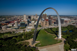 Aerial Photos of St. Louis and the Arch