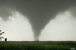 Strengthening tornado