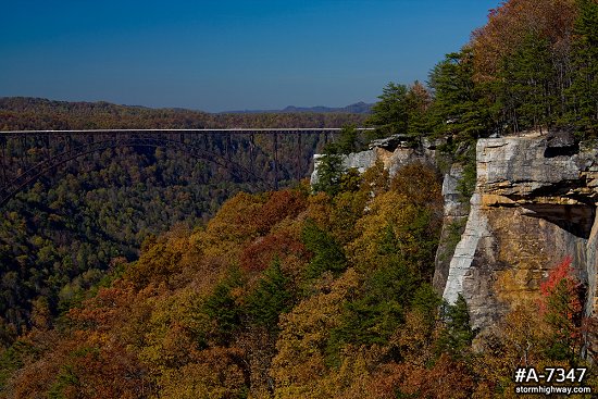 New River Gorge Endless Wall fall colors