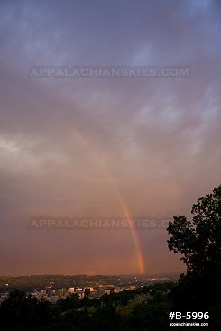 Morning rainbow over Charleston