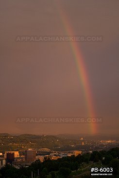 Morning rainbow over Charleston