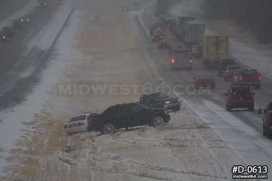 Numerous interstate accidents