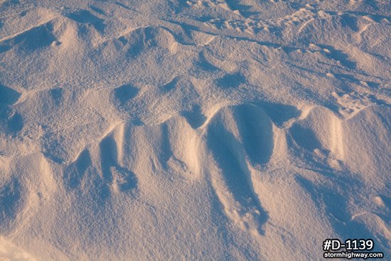 Ground snow patterns