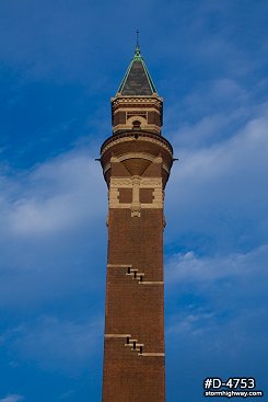 St. Louis Waterworks standpipe on Bissel Street