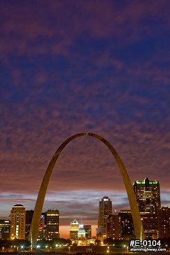 Sunset over St. Louis