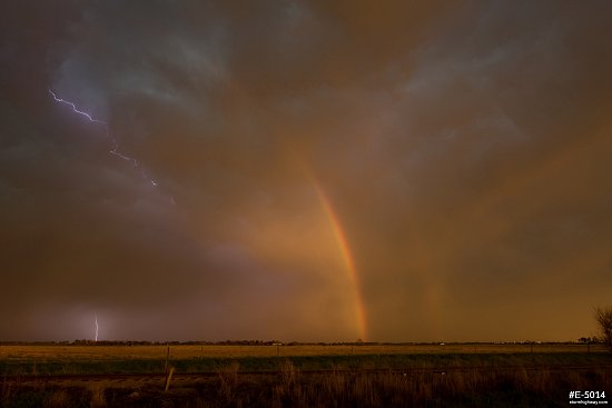 Kansas lightning and rainbow V