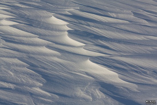 Drifting snow patterns on the Illinois prairie