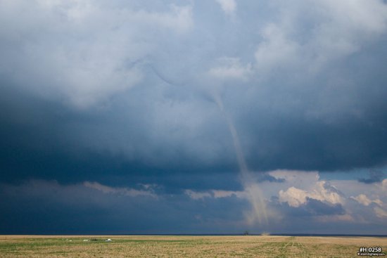Landspout tornado near Seibert, Colorado