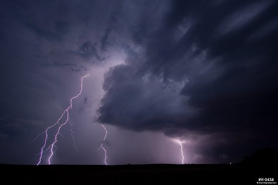 Lightning at Ringwood, Oklahoma