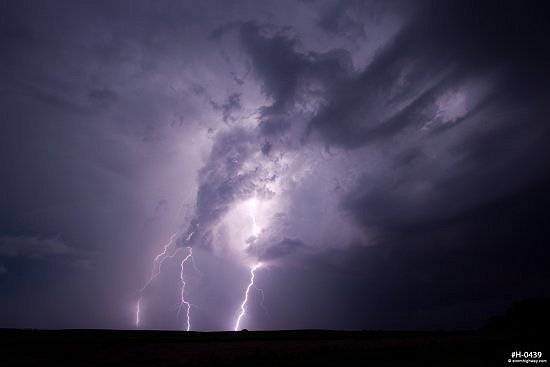 Lightning at Ringwood, Oklahoma