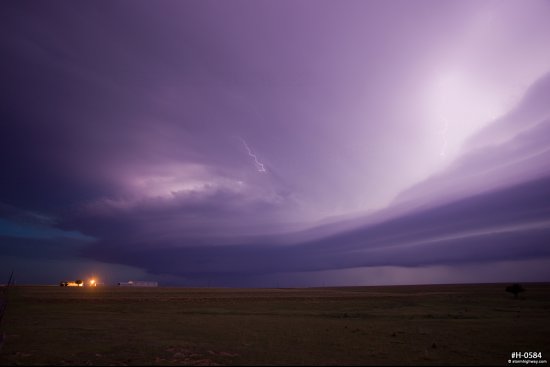 Severe storm near Darrouzett, Texas