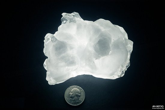 Softball-sized hailstone