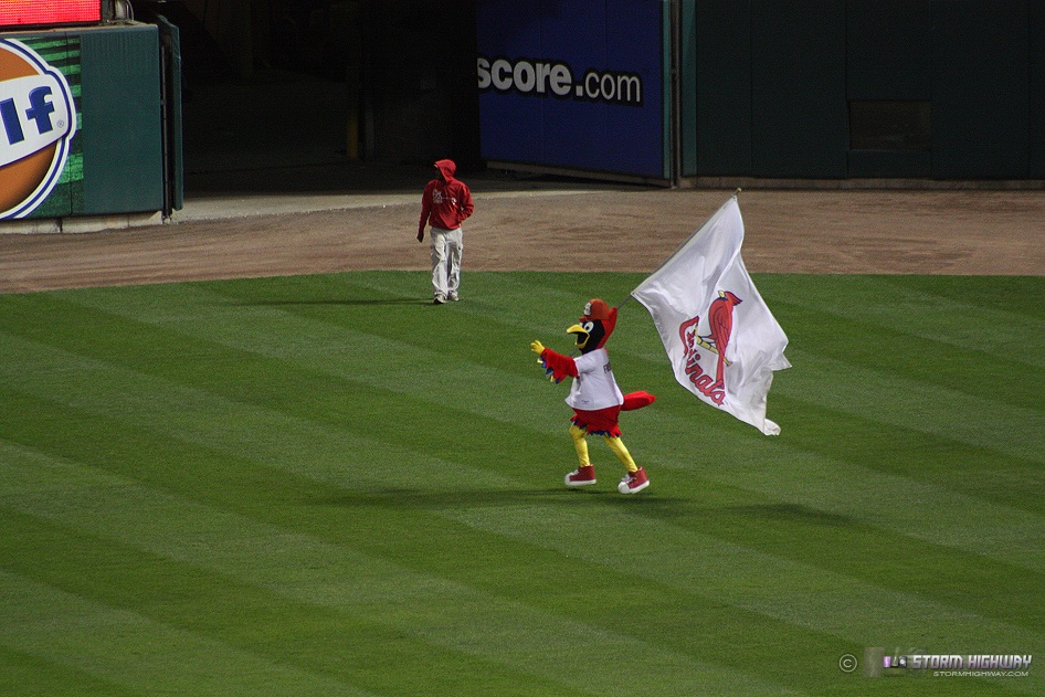 The Cardinal mascot