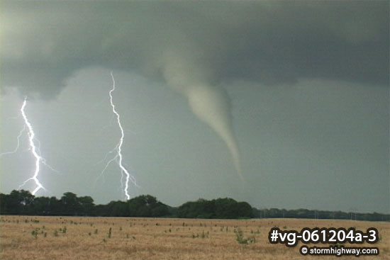 Mulvane, Kansas tornado and double lightning strikes